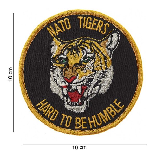 Army Patch Nato Tigers Hard to be Humble Soldier D-Day Normandy WWII