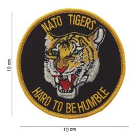 Army Patch Nato Tigers Hard to be Humble Soldier D-Day...