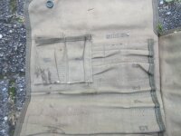 Original US Army M14 Tool Rolle Equipment Tool Bag WWII