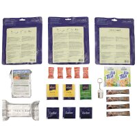 Trek n Eat 1 Day Food Ration Breakfast Lunch Dinner Snacks Sweets Drinks