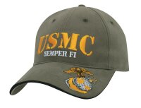 United States Marines USMC Semper Fi Low Profile Cap...