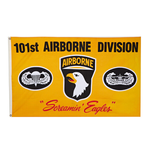 US Army Flagge 101st 82nd Airborne Paratrooper Wings Screaming Eagle