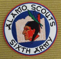 Patch US Alamo Scouts Sixth Army Special Forces Indian WWII