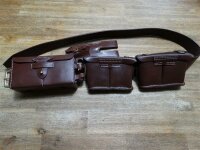 WWII JAPANESE BELT, CARTRIDGE BOX & FROG SET