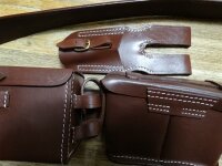 WWII JAPANESE BELT, CARTRIDGE BOX & FROG SET