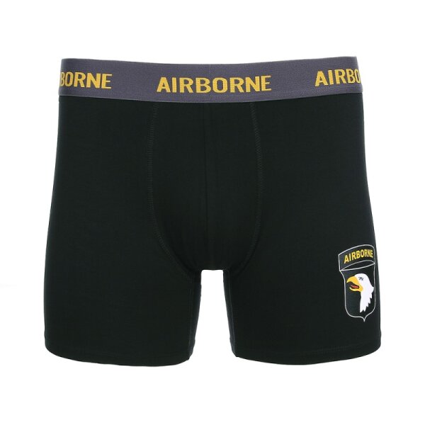 US Army 101st Airborne Screaming Eagle Division Body Style Boxer Schwarz XL