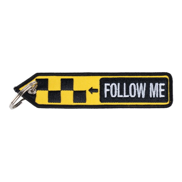Schlüsselanhänger Follow Me Kariert