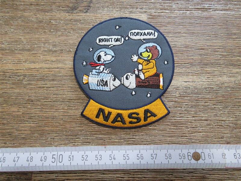 Patch US Army Snoopy Astronaut NASA Flight Jacket - Ferromil - Shop