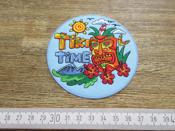 Patch Rockabilly Tiki Time Beach Party Cocktail Nose Art Jacket
