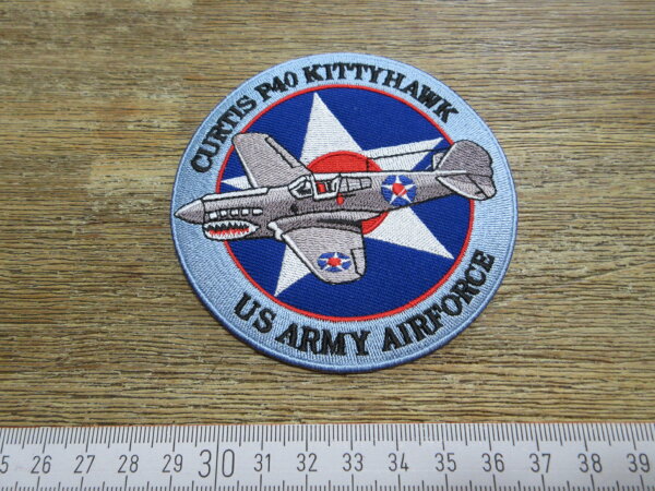 Patch USAAF Air Force Curtis P40 Kittyhawk