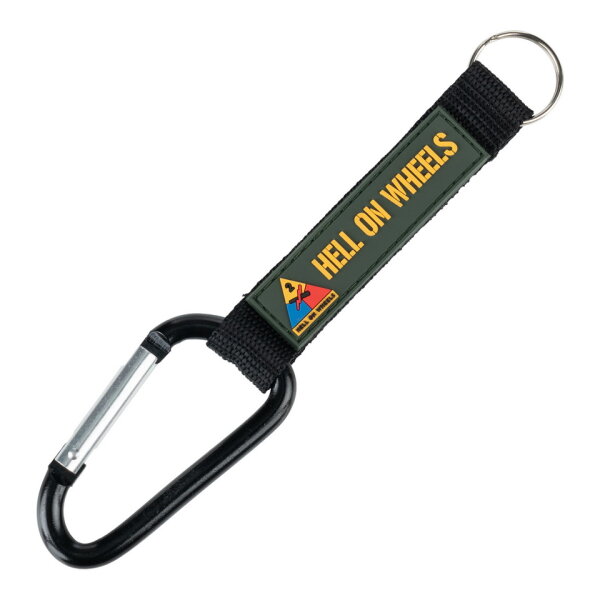 Schlüsselanhänger Karabiner US Army Hell on Wheels 2nd Armored Tank Division