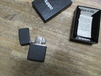 Zippo Black Crackle Lighter