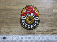 Patch Diabolo Records Devil Teufel Rockabilly Nose Art Vintage