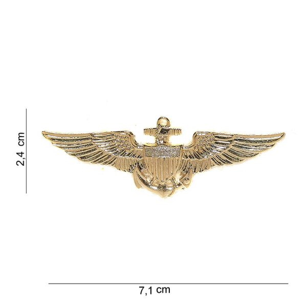 US Army Navy Pilot Wings Insignia Badge Pin USMC Airforce Marines WK2 WKII WW2