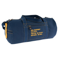 Canvas Equipment Bag Navy Blue 24&quot;
