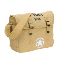 US Army Canvas Kampftasche Schultertasche Vintage WW2...