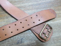 Army Leather Belt two-thorn buckle 50mm