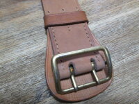 Armee Lederkoppel 50mm 2-Dorn Schnalle 100
