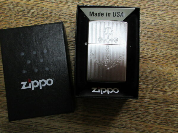 Zippo Storm Lighter Anchor USN US Army Anchor