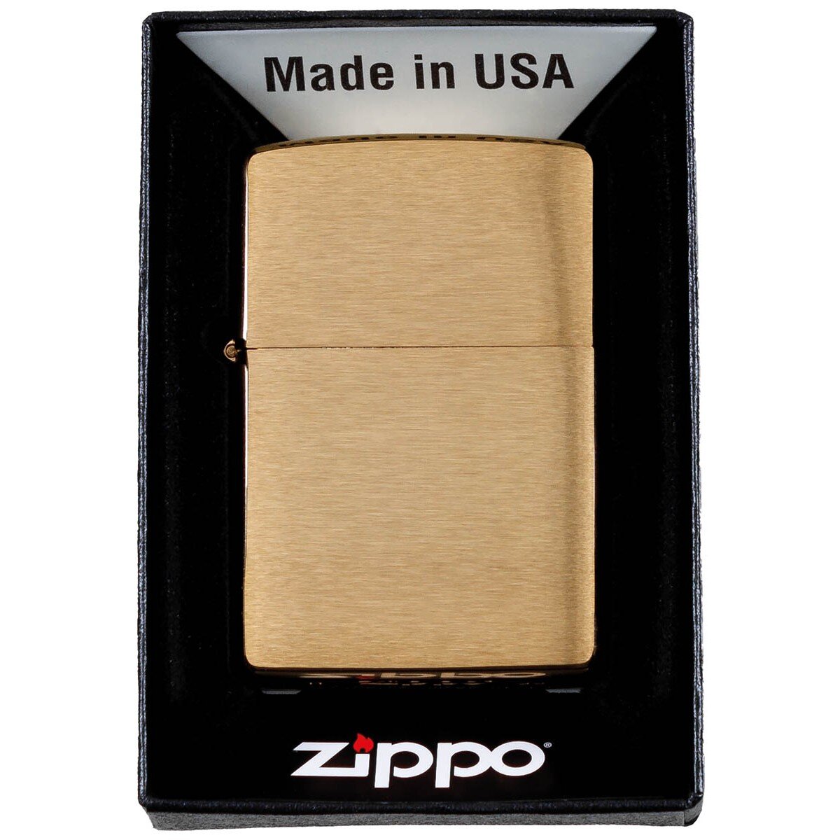 Original Zippo Street Brass OVP Sturmfeuerzeug Feuerzeug Lighter Gaso