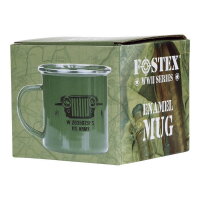 US Army Emaille Tasse Kaffeetasse Coffee Mug Enamel Oliv...