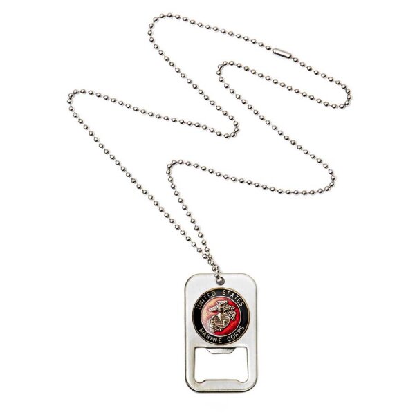 Dog Tag Bottle Opener USMC Bottle Opener Chain