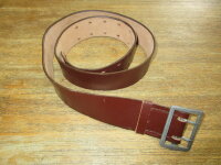 LW 2-thorn belt leather belt Ex NVA