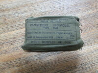 French bandage pack Pansement Individuel Type 1949