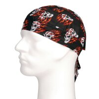 Bandana Flaming Skulls