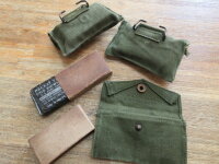 Original British Made US Army First Aid Bandage + Pouch WWII