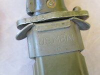 Original US Army Garand M1 bayonet M5 sheath M8A1