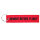 1 Schlüsselanhänger "Remove Before Flight" Rot / Schwarz