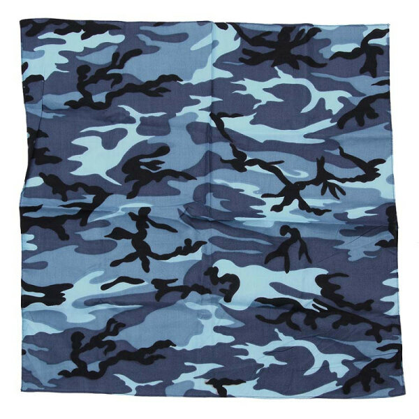 Scarf Bandana Skyblue Camouflage Camo Scarf Scarf