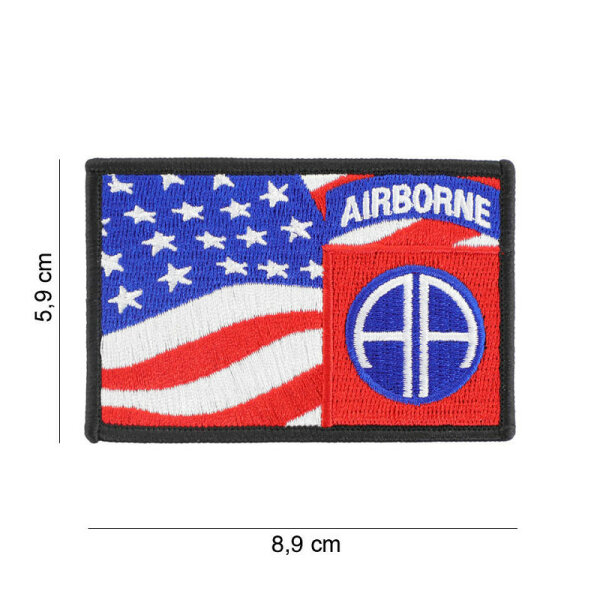 82nd Airborne AA Division US Flagge Patch Aufnäher Vietnam WK2 USMC US Army