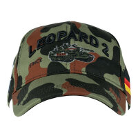 Baseball Cap BW Bundeswehr Flecktarn Camo Leopard 2...