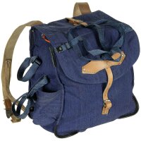 Army Backpack Bag True Vintage Leather Canvas