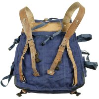 Army Backpack Bag True Vintage Leather Canvas
