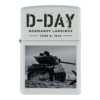 Zippo Lighter D-Day Landing Sherman Tank US Army...