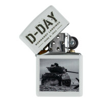 Zippo Lighter Sherman Tank US Army D-Day Normandie Invasion USMC