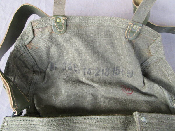 French Army Canvas Messenger Shoulder Bag