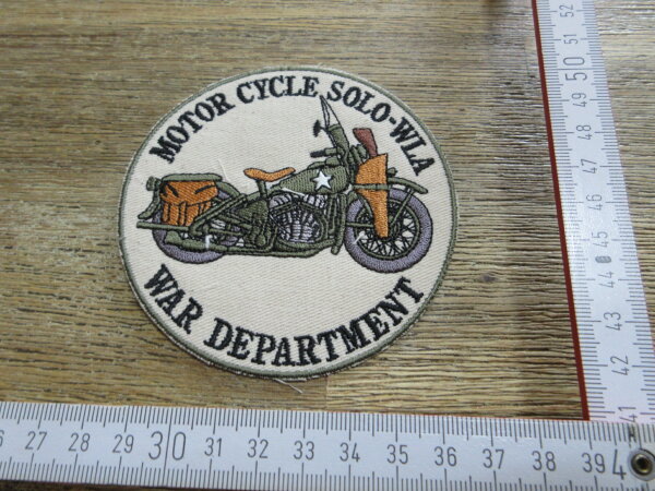 WWII Patch US Army Liberator Motor Cycle War Department Allied Star