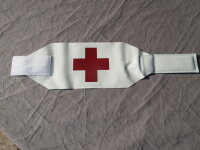 Sleeve Ribbon Red Cross reversible
