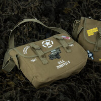 US Army MB Truck 4x4 US Flagge Allied Star 1941-1945 Schultertasche