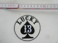 Patch Lucky 13 Cards Ace of Spades Pikass Biker...