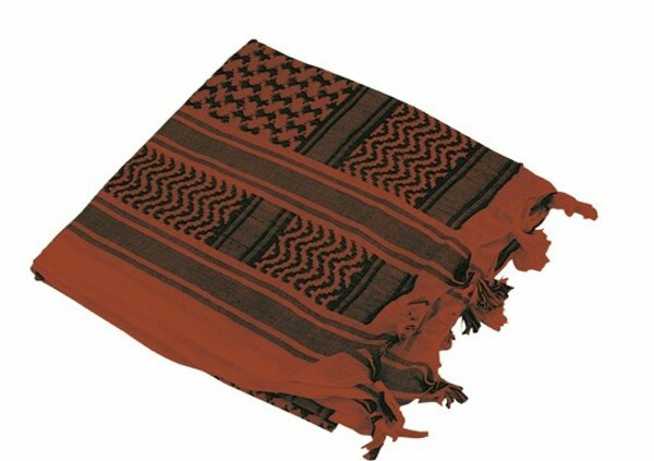 PLO Halstuch Schal Palästinenser Shemagh Burgundy / Schwarz Camo Scarf Army