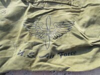 US Airforce Pilot Denim Seesack Canvas Duffle Bag Navy Army Marines Vietnam WK2