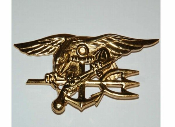 US Army Navy Seals Badge Hat pin Insignia Visor Hat Marines USMC WK2 WKII WW2 #1