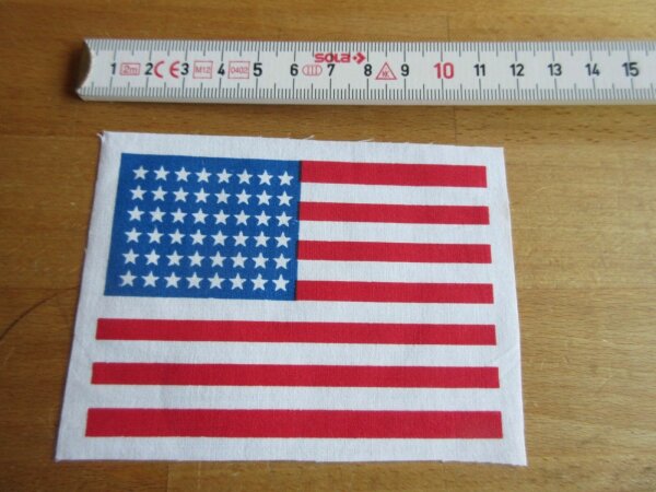 US Army Patch 48 Stars &Auml;rmel Abzeichen Flagge Flag Navy USMC Vietnam WK2 WWII #1