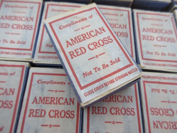 US Army Zündhölzer Matches American Red Cross Navy Marines Original WK2 WWII USN