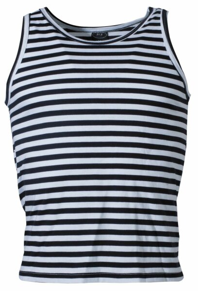 Russ Marine Tank Top Sommer Bretagne Shirt Tricot Rayè Marines Sailor Navy WK WH
